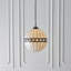 Kacey 1 - Light Bronze Single Pendant