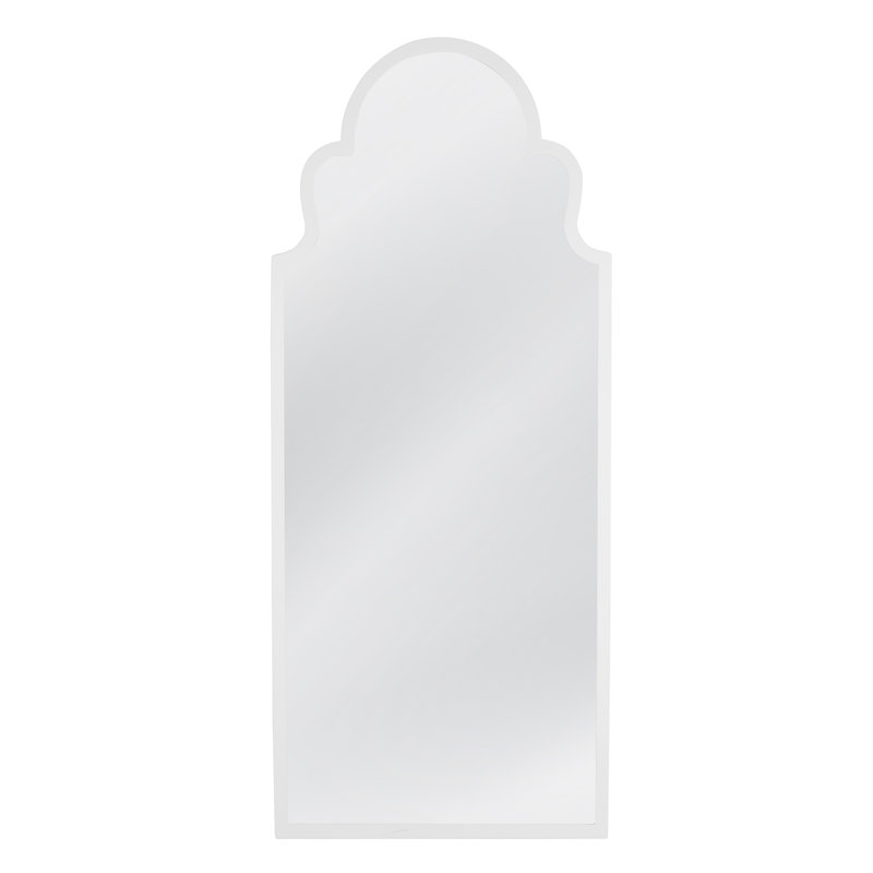 Miroir pleine grandeur Abbie, Laque blanche