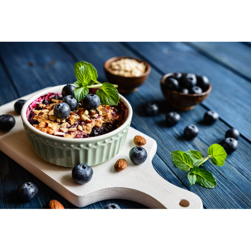 Blueberry Crumble by NoirChocolate - Wrapped Canvas Print, 51cm H x 76cm W x 3.8cm D