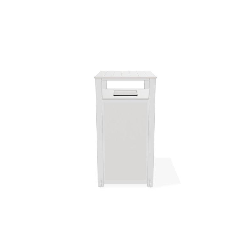 30 Gallons Trash Can, White