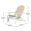 Chaise Adirondack pliante en bois massif Matthias-31578641
