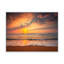 «Sunset over Waves Breaking at the Shore», reproduction sur toile-67236173-67236192