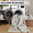 GLN Rugs Traditional Collection - Machine Washable Area Rug, Traditional Washable Rug, Non Slip Washable Rug, Low Pile Chenille Living Room Rug, Bedroom Rug, Kitchen Rug (Blue Floral Rug)-356277891