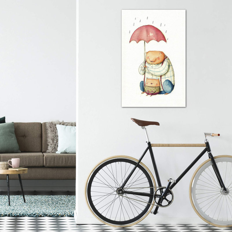 «I'm Here for You» par Mike Koubou - impression d'art graphique, H 40 po x l 26 po x P 1,5 po, Toile tendue