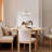 1 Light Scandinavian Single Tiered Pendant Light with Wood Accent-993856093