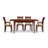 Sarah 4 - Person Solid Wood Top Four Leg Dining Set-16848866-37101029-39921237