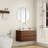 32-Inch Wall-Mounted Bathroom Vanity with Double Drawers, Soft-Close System,Ceramic Sink,No Handle Design-1328600597