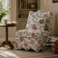 Fauteuil d'appoint rembourré Colette à dossier festonné-871667567