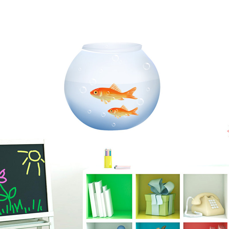 Adhésif décoratif poisson, H 17 po x l 18 po