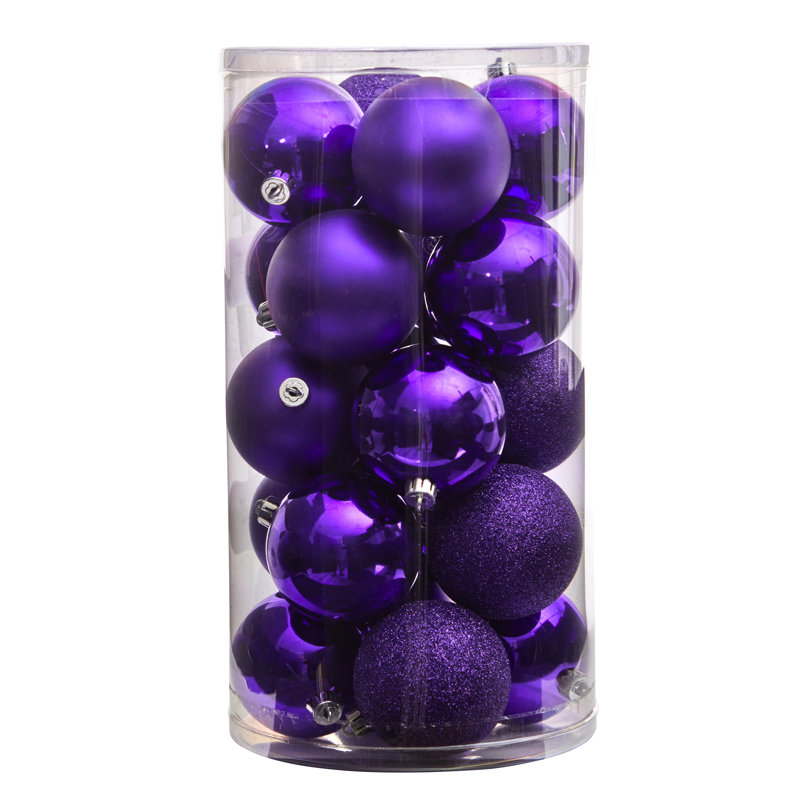 Ornement boule incassable, Mauve