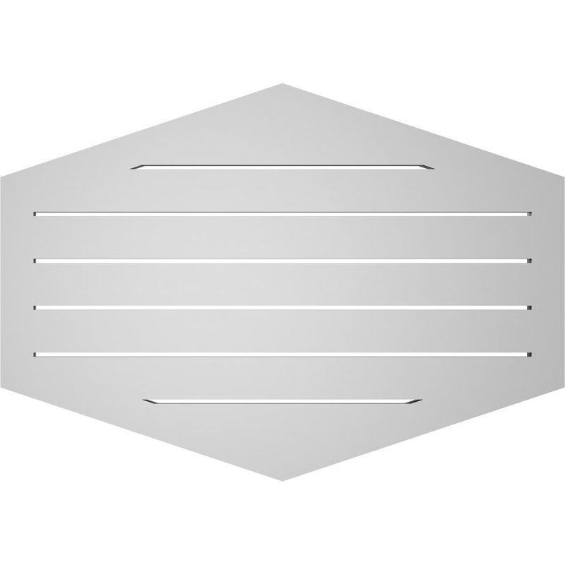Pente verticale verticale en uréthane 4 pi, H 1,5 po x l 34 po x L 24 po