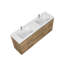 Grand meuble-lavabo autoportant de 71 po avec plateau intégré Angela -797386053