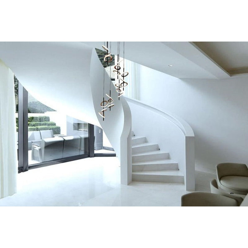 Lustre géométrique à DEL 10 lumières Aarylan, Noir / Cuivre, H 120 po x l 23 po x P 23 po