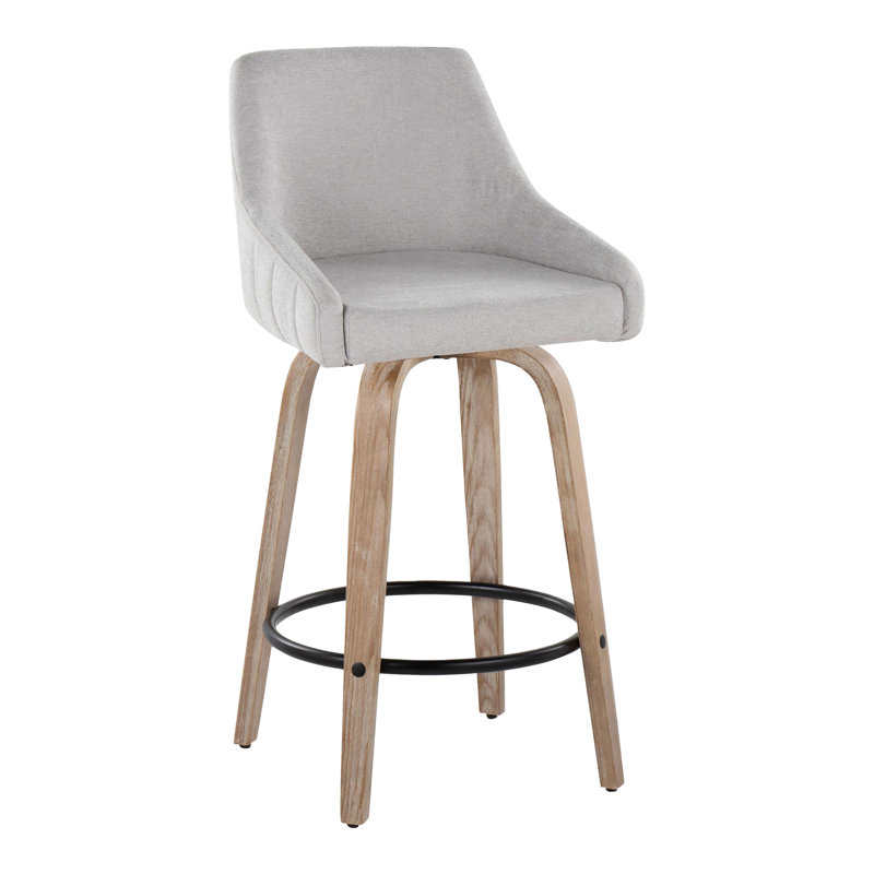 Contemporary Counter Stool, Gris