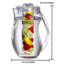 Pichet à infusion de fruits, transparent, 93 oz