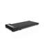 Tapis roulant pliable avec guidon et inclinaison, tapis de marche sous le bureau 2 en 1 et coussin vibrant avec télécommande pour les petits espaces de bureau à domicile-131646094
