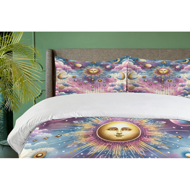 Celestial Duvet Cover, King Duvet Cover + 2 Standard Shams