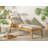 Headly Brazilian Teak Chaise Lounge