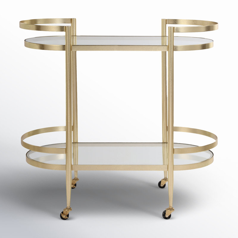 Birch Lane™ Chester Gold Bar Cart