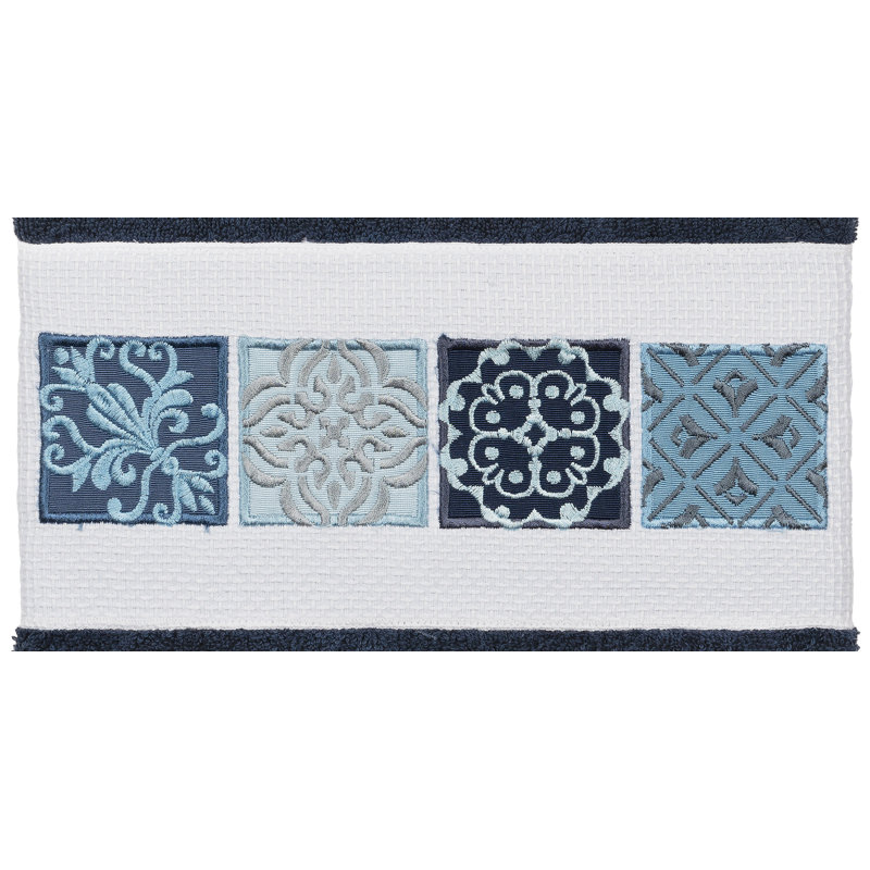 Vivian Midweight Bath Towel, Midnight Blue