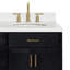 Meuble-lavabo simple en bois massif 42 po Tidworth avec plateau en quartz Carrara de 1,5 po-668100341-668100338-663161630