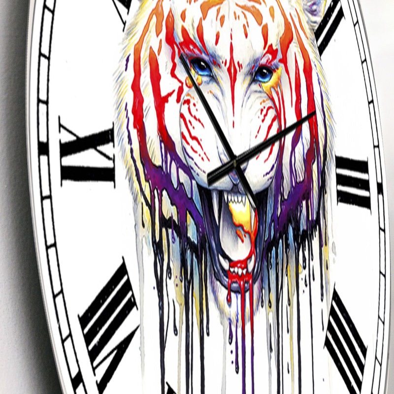 Horloge murale Wild Tiger, Petit