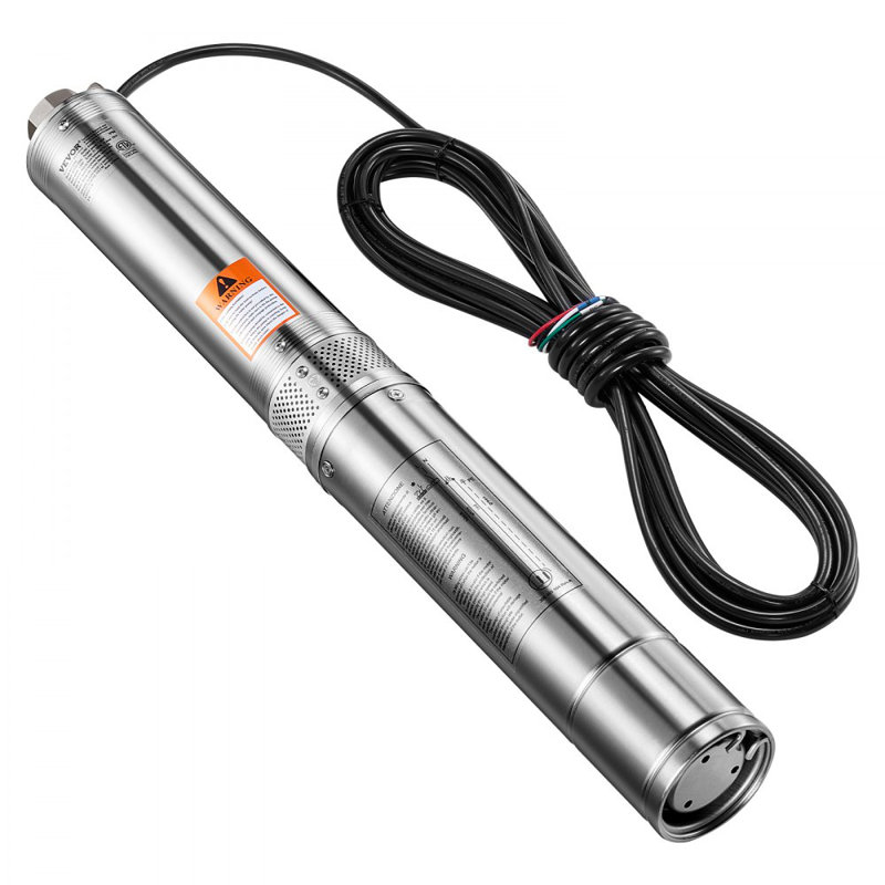 Pompe à eau submersible 1HP en acier inoxydable 31,7 gallons par minute