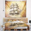 Tapisserie de tissu en polyester, avec accessoires suspendus et inclus-28490086