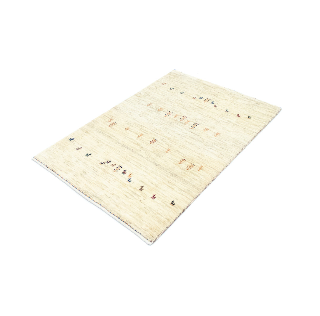 Hand Knotted Wool Beige Indoor/Outdoor Rug