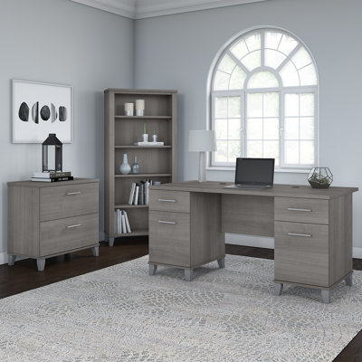 Magomed 3 Piece Computer Desk Office Set