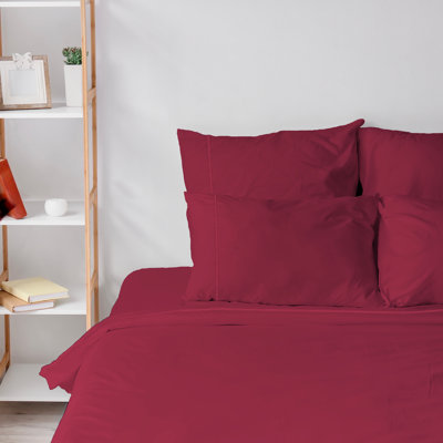 Ensemble de draps 6 pièces en microfibre brossée double ultra douce, feuilles rafraîchissantes avec poches très profondes - Lavable à la machine