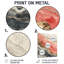 Décoration murale en métal «Rose Gem Crystal Whispers Of The Crystal Current»-1525492013