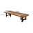 Simple Rectangular Solid Wood Conference Table-498690383