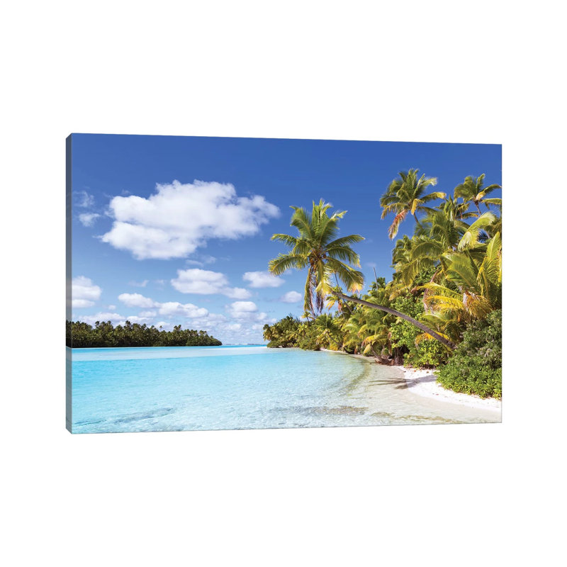 One Foot Island, Aitutaki, Cook Islands I 1 Piece Wrapped Canvas Wall Art, 20.32 cm H x 30.48 cm W