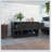 Hamilton Storage Bench, Two Open Shelves, Two Drawers -Black