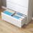 5 Drawer Metal Lateral File Cabinet , White Filing Cabinet With Lock, Lockable File Cabinet For Home Office, Locking Metal File Cabinet For Legal/Letter/A4/F4 Size-123994505