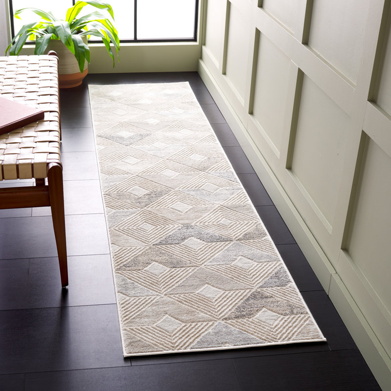 Saylor 100 Performance Geometric Rug, Runner 2' x 8'