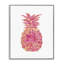 «Glam Ornate Pineapple», art de la giclée noire encadrée par Amanda Greenwood-1186161864-1186161866