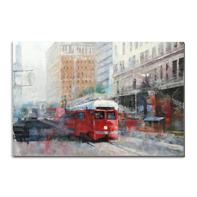 Peinture sur toile tendue