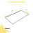 2×4 Surface Mount Kit for LED Panel Lights , Easy-Install Ceiling Frame for 2×4 LED Backlit Panels, Panel Sold Separately - White