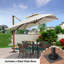 Parasol de luxe carré Rejane-1484689451