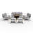 Areefa 9 - Person Patio Conversation Set with Cushions-870163785