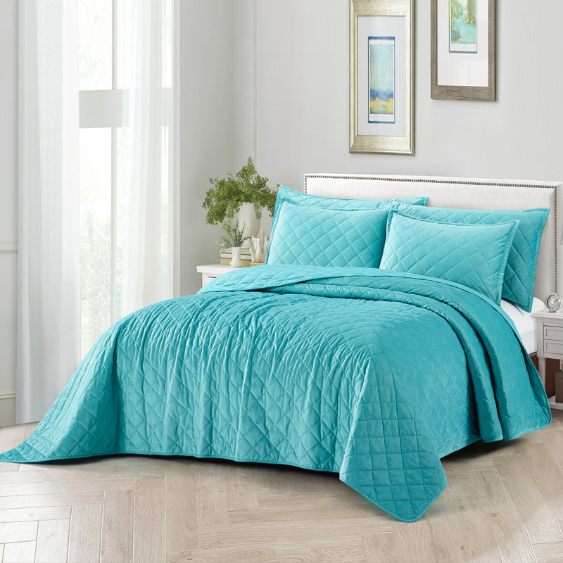 Ensemble de 5 pièces en velours matelassé, Mer du nord