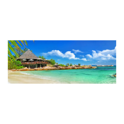 Seychelles Beach - Wrapped Canvas Print