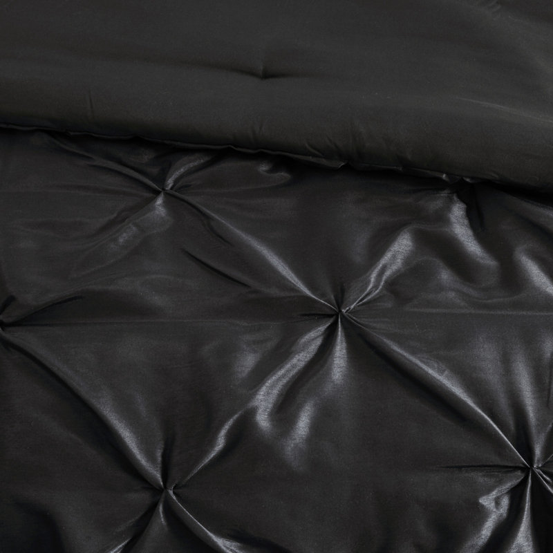 Ensemble de literie élégant en polyester 7 pièces pour chambre à coucher
