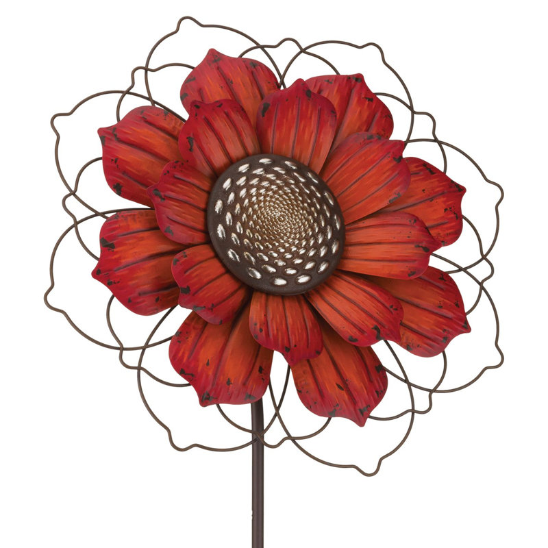 Piquet de fleur géant rustique, Rouge