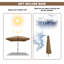 Parasol de marché 92,13 po Jamshida-2058135449