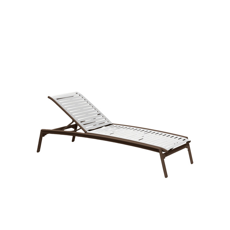 Chaise longue inclinable Elance EZ Span ™, Vinyle neige, Greco