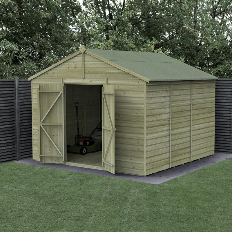 Beckwood 10x10 Pressure Treated Shiplap Apex Garden Shed