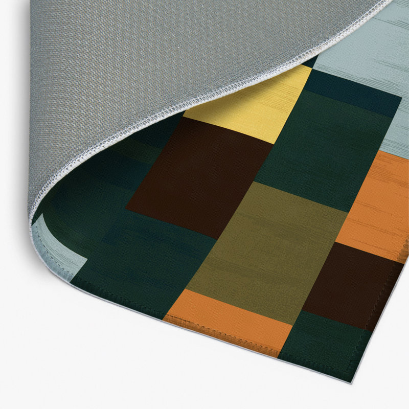 Tapis intérieur et extérieur Cubist Canyon, Rectangle 1 pi 6 po x 2 pi 6 po